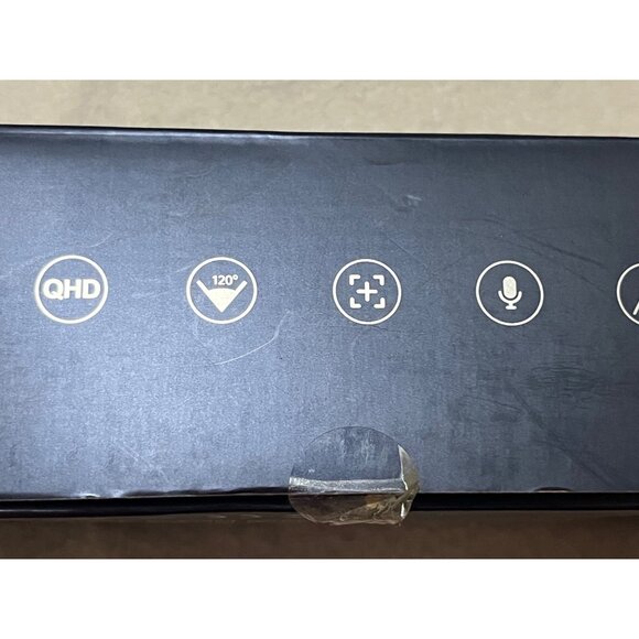 Casecube 2K Quad HD Webcam With Adjustable Stand & Built-In Microphone Open Box - Picture 11 of 11